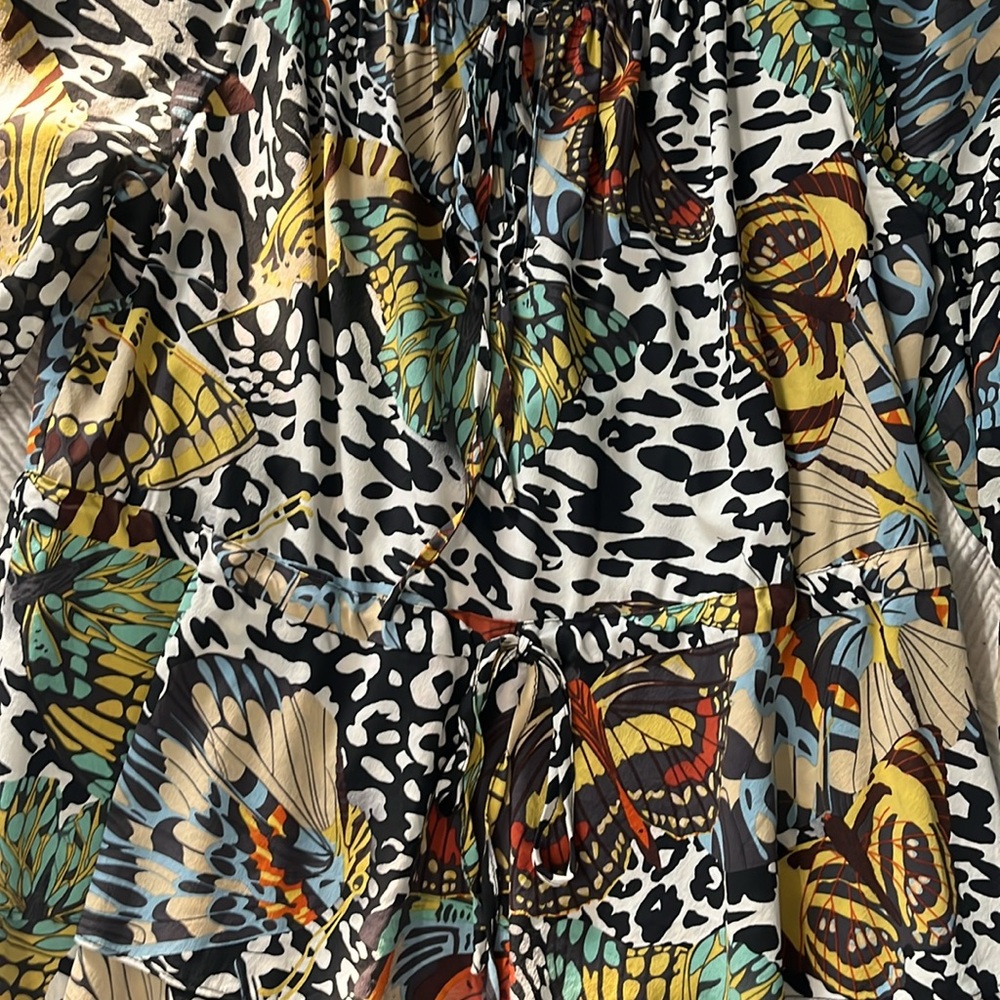 ALICE+OLIVIA butterfly silk blouse - Picture 3 of 8